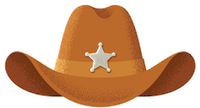 a cowboy hat